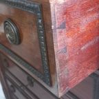 Louis Xvi 6 Laden Commode Met Grijs Marmeren Tablet thumbnail 6