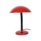 Vintage Rode Ufo Lamp Bureaulamp Space Age Design Mushroom Massive 40Cm thumbnail 9
