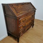 Vintage Secretaire Ladekast Bureau Buro Thuiswerkplek 215 thumbnail 13