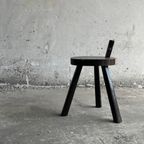 Vintage Tripod Stool, France 1960 thumbnail 6