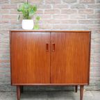 Vintage Teak Kast Formule Meubelen Met Formica Top thumbnail 6