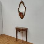 Barok Rococo Wandconsole Sidetable Met Marmer Blad En Spiegel 05 thumbnail 17