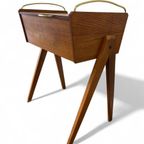 Vintage Naaikist Op Poten – Mid-century Opbergbox thumbnail 3