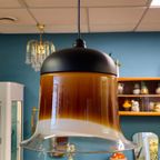Vintage Peill Putzler Hanglamp Plafondlamp Glas thumbnail 10