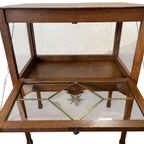 Vintage Glazen Vitrine / Etalage / Theekastje thumbnail 10