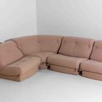 Italiaanse Mid-Century Modulaire "Nuvulone" Sofa Van Rino Maturi In Vaagroze Stof, 1970S thumbnail 9