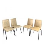 Set Van 4 Meurop Stoelen Door Pierre Guariche, Jaren 50 thumbnail 3