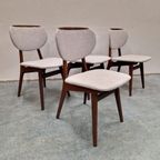 4 Vintage Eetkamerstoelen 4 Vintage Stoelen Bekleed thumbnail 2