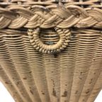 Vintage Lloyd Loom Wasmand, Rieten Opbergmand thumbnail 6