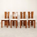 70'S Brutalist Dining Chairs - Bouclé Fabric thumbnail 13