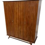 Vintage Kledingkast Wandrobe Jaren 60 Teak Design Kast thumbnail 4