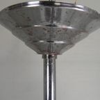 Art Deco Hanglamp Met Witte Bol, Jaren 30 thumbnail 15