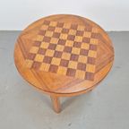 Art Deco Oostenrijkse Schaaktafel In Hout, 1930 Vintage thumbnail 2