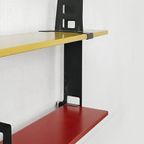 Tomado Pocket Steel Shelf Wandrek Dekker Van Mieren 1970’s thumbnail 6