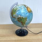 Vintage Globelamp Wereldbol Tafellamp thumbnail 3