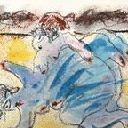 Anton Heyboer (1924-2005) - Baddames Op Het Strand thumbnail 2