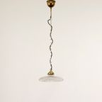 Antieke Art Deco Holophane Hanglamp thumbnail 2