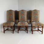 Beech Os De Mouton Tapestry Chairs (Set Of 6) thumbnail 3