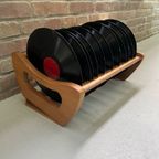 Vintage Grammofoonrek Hout, Jaren 50 thumbnail 12