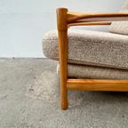Midcentury Fauteuil - Hout, Bouclé - Scandinavische Stijl thumbnail 2
