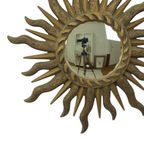 Sixties Sunburst Butler Spiegel Zonnespiegel Bol Glas Hars 43Cm thumbnail 14