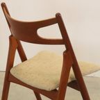 Set 6 Hans Wegner Carl Hansen Ch29 Stoelen Vintage Deens Sawbuck thumbnail 11
