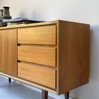 Vintage Houten Dressoir Met 3 Lades En 2 Deurtjes thumbnail 5