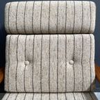 High Back Relax Chair With Hocker 1960S By Tarm Stole Denmark thumbnail 10