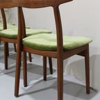 4X Vintage Deens Design Eetkamerstoelen - Henning Kjærnulf, Jaren '60 | 01274 thumbnail 14