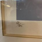 Lithografie 'red Chairs' Door Ole Kurtzau thumbnail 8