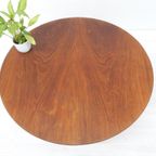 Retro Vintage Tafel Salontafel Rond Jaren 50 / 60 Teakhout thumbnail 5
