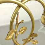 Bronzen Tafellamp Met Iriserend Opaline Glas thumbnail 4