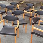 12 X Vintage Strax Stoelen, Hartmut Lohmeyer Voor Casala. thumbnail 12