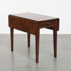 Leuke En Praktische Engelse Antieke Pembroke/ Side Table/ Eettafeltje Van Eikenhout thumbnail 2