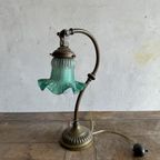 Art Deco Table Messing Lamp thumbnail 5