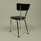 4 X Vintage Stoelen In Skai Leer, Jaren 60 - 80 thumbnail 3