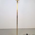 Vintage Deknudt Vloerlamp Messing Regency Uplight Belgie ´70 thumbnail 2