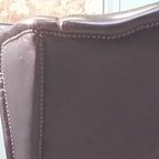 Stoere Zwarte Schaapsleren Vintage Bendic Wingback Fauteuil thumbnail 8