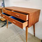 Vintage Jaren '60 Sideboard, Sidetable, Ladekast(je) thumbnail 14
