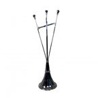 Staande Verchroomde Lamp In Art Deco Stijl, Jules Dewaele Bruxelles, Jaren 50 thumbnail 2