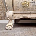 French Country Farmhouse Buikkastje/ Vintage Kastje/Witte Dressoir thumbnail 3