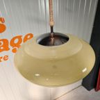 Vintage/Antieke Hanglamp Jaren '30 Glas thumbnail 2