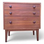 Vintage Design Ladekastje, Massief Hout H63b59d34cm thumbnail 3
