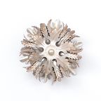 Banci Firenze Florentijnse Wandlamp Zilver Klein, 1970s thumbnail 2