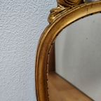 Vintage Brocante Rococo Barok Goudkleurige Spiegel Schouwspiegel 312 thumbnail 7