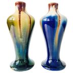 Art Deco Thulin Druipglazuur Vaasjes Keramiek thumbnail 2