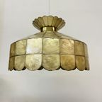 Vintage Mother Of Pearl Hanging Lamp 1970S thumbnail 22