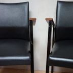 Set Van 6 Industriele Midcentury Armstoelen/ Vergaderstoelen thumbnail 16