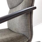 Artifort Draaifauteuil Grijs Bruin F154 Vintage Bureaustoel thumbnail 8