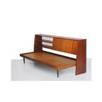 Vintage Mid Century Jaren 60 Daybed Logeerbed Met Ombouwkast thumbnail 3